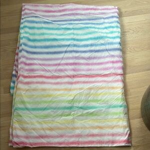 Colorful Striped PB Teen twin duvet